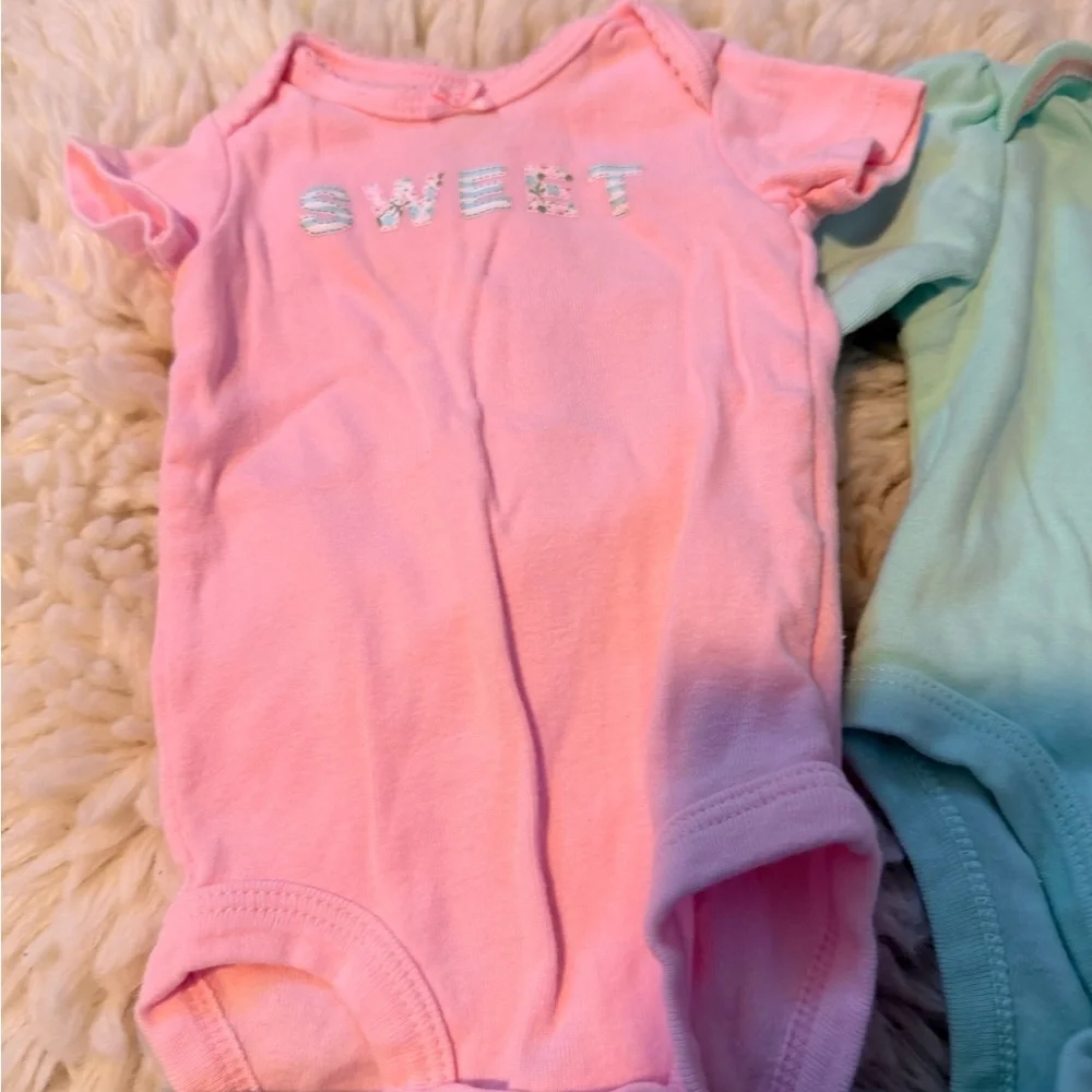 Pink and Green baby newborn Set